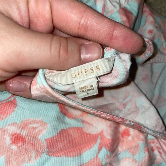 Cropped Cross Floral Tee - Large - Picture 3 of 4